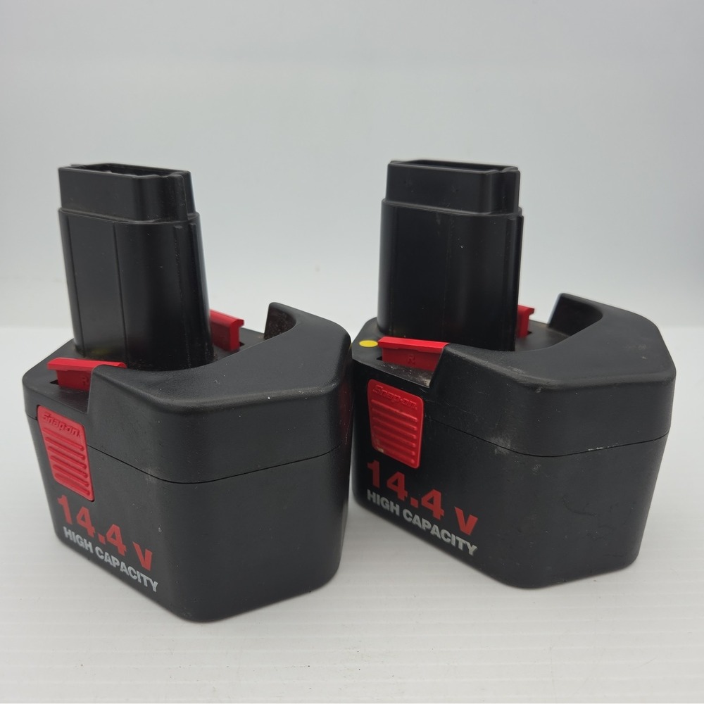 Snap-on CTB314 14.4V NiCd High Capacity Battery Lot of 2 For Parts Repair